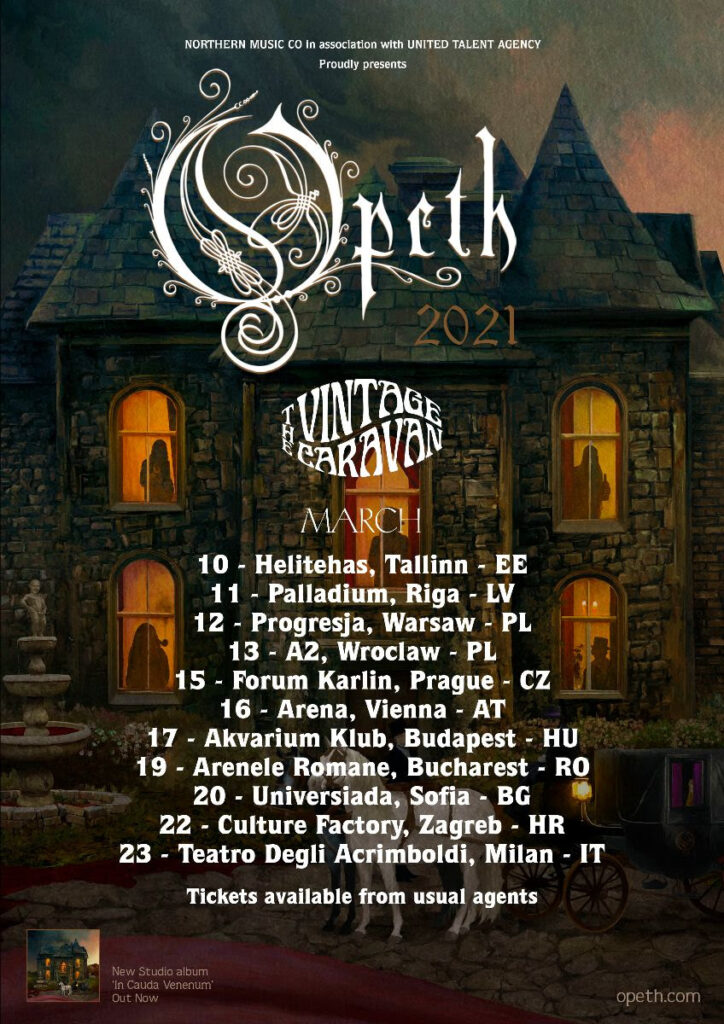 Opeth tour 2021