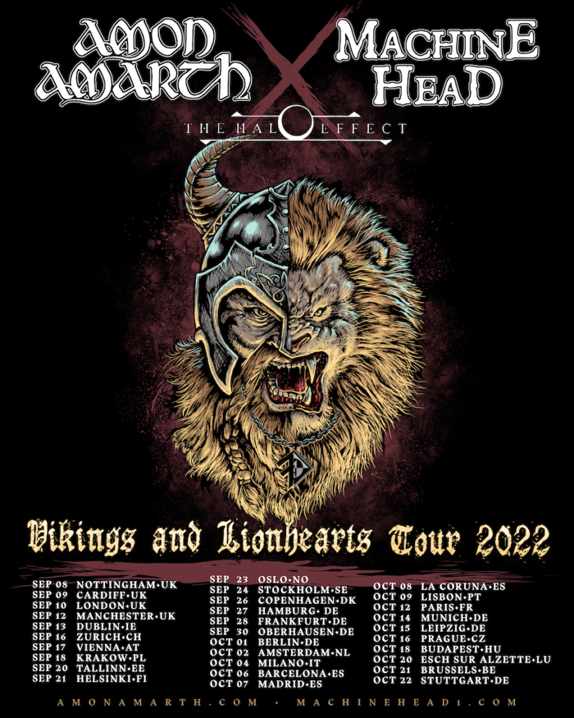 Machine Head Amon Amarth tournee