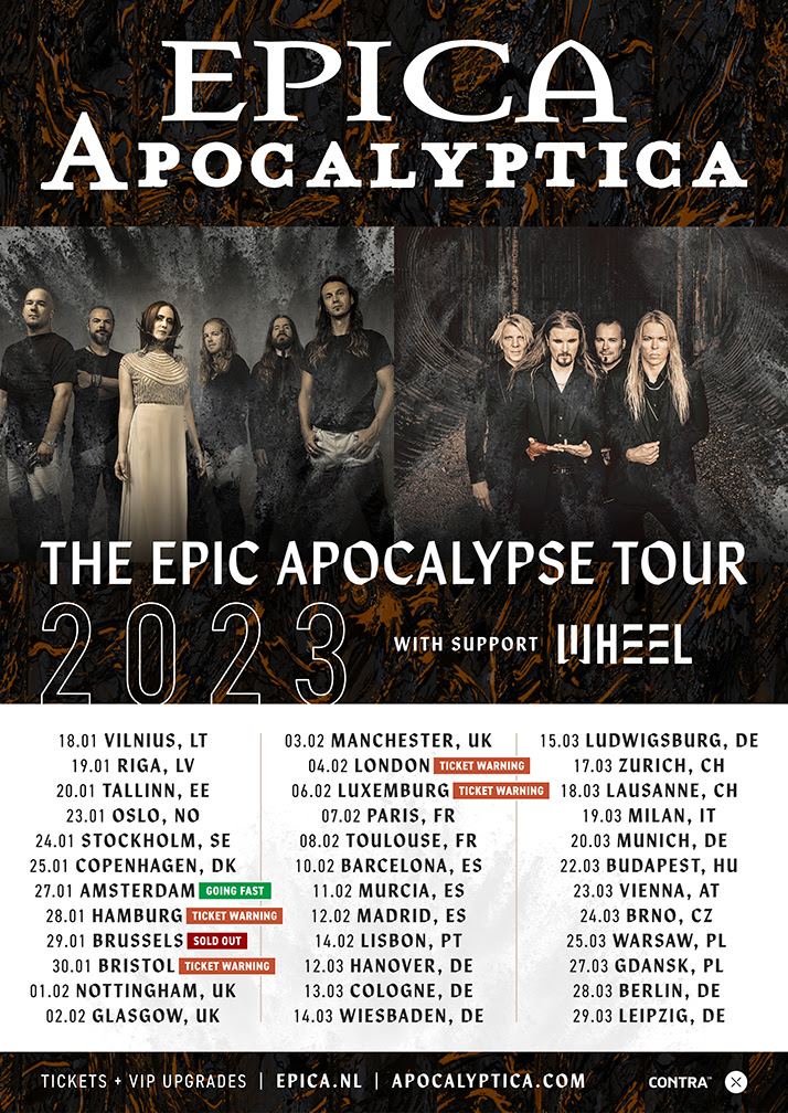 Epica Apocalyptica tournee