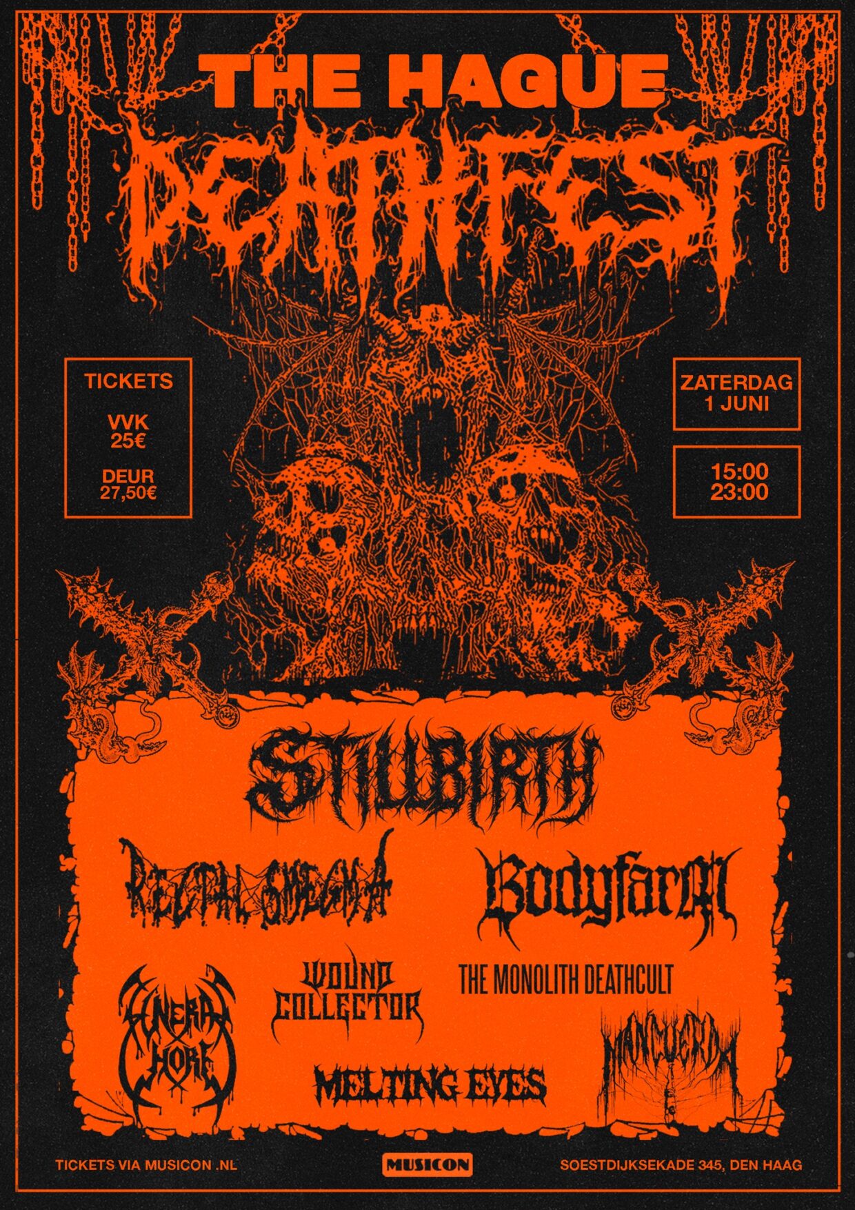 the haguwe deathfest poster