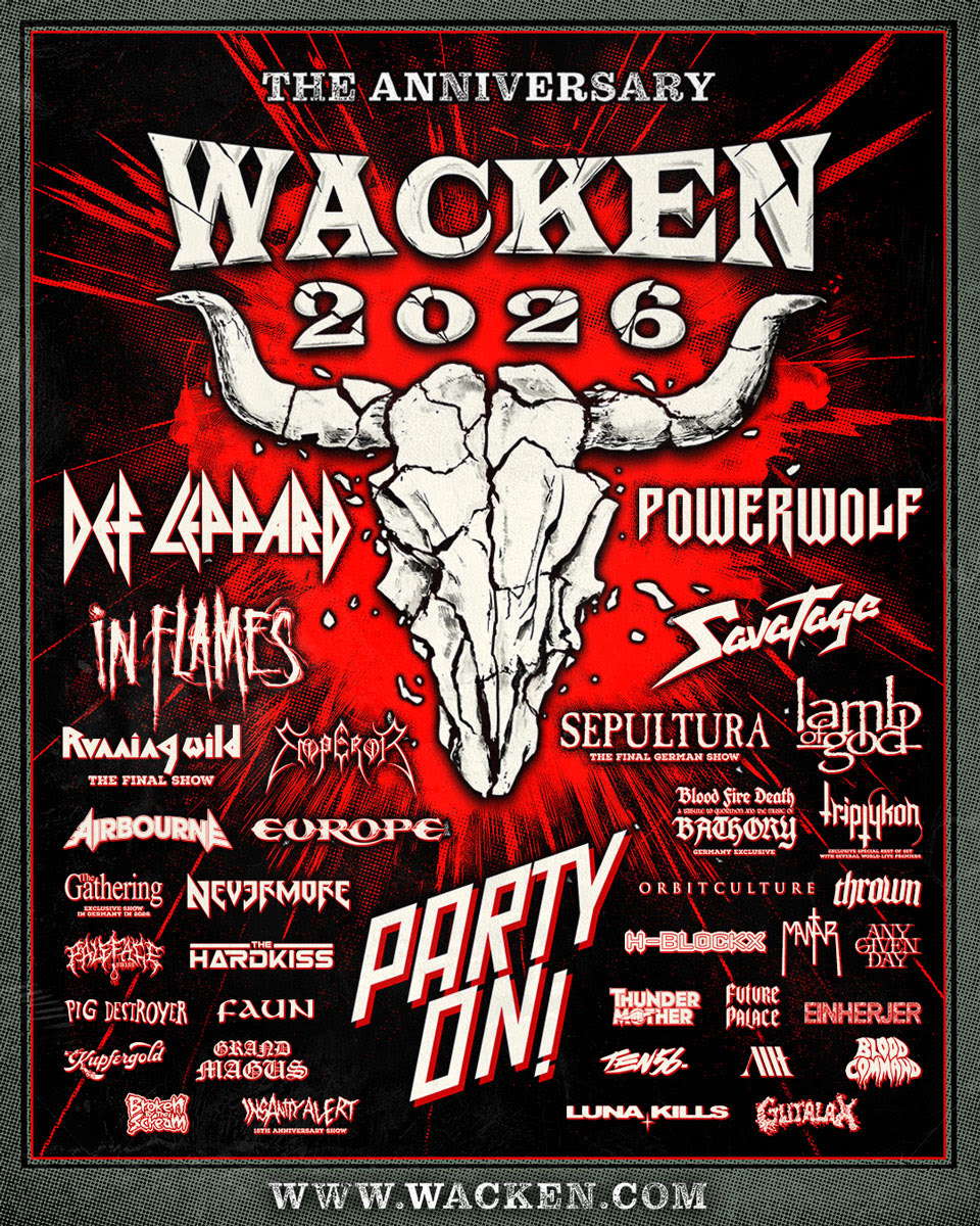 Wacken 2026 poster