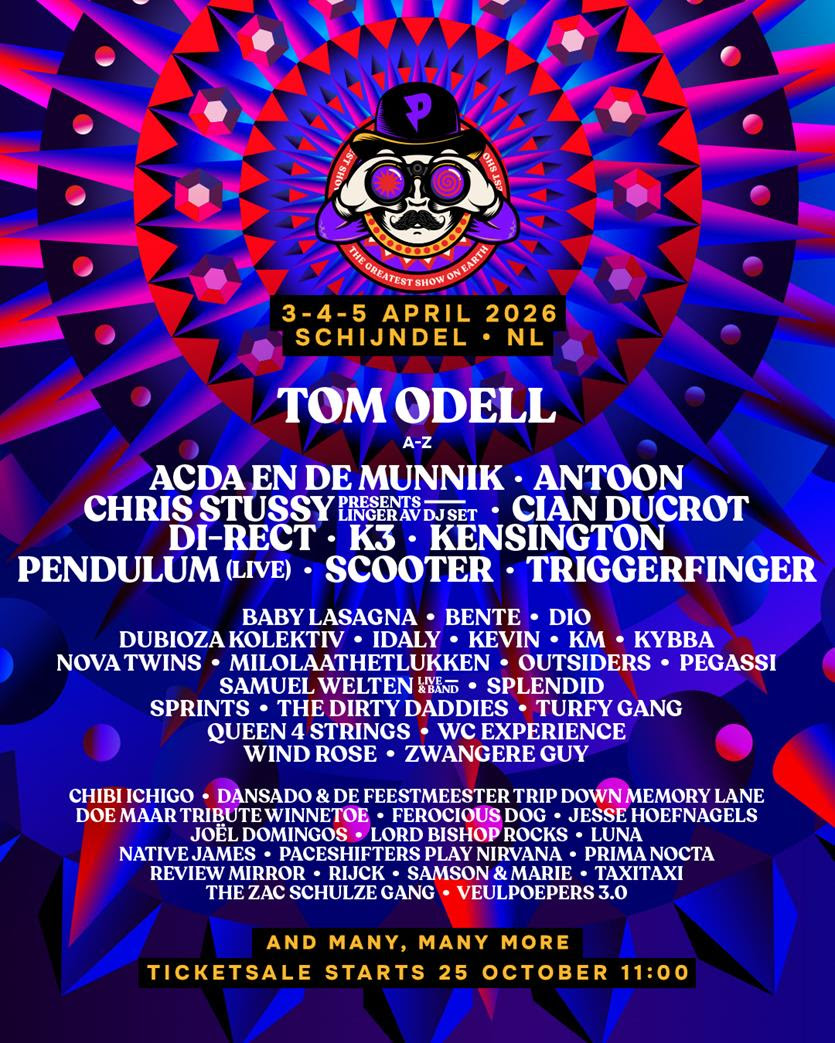 Paaspop 2026 eerste namen