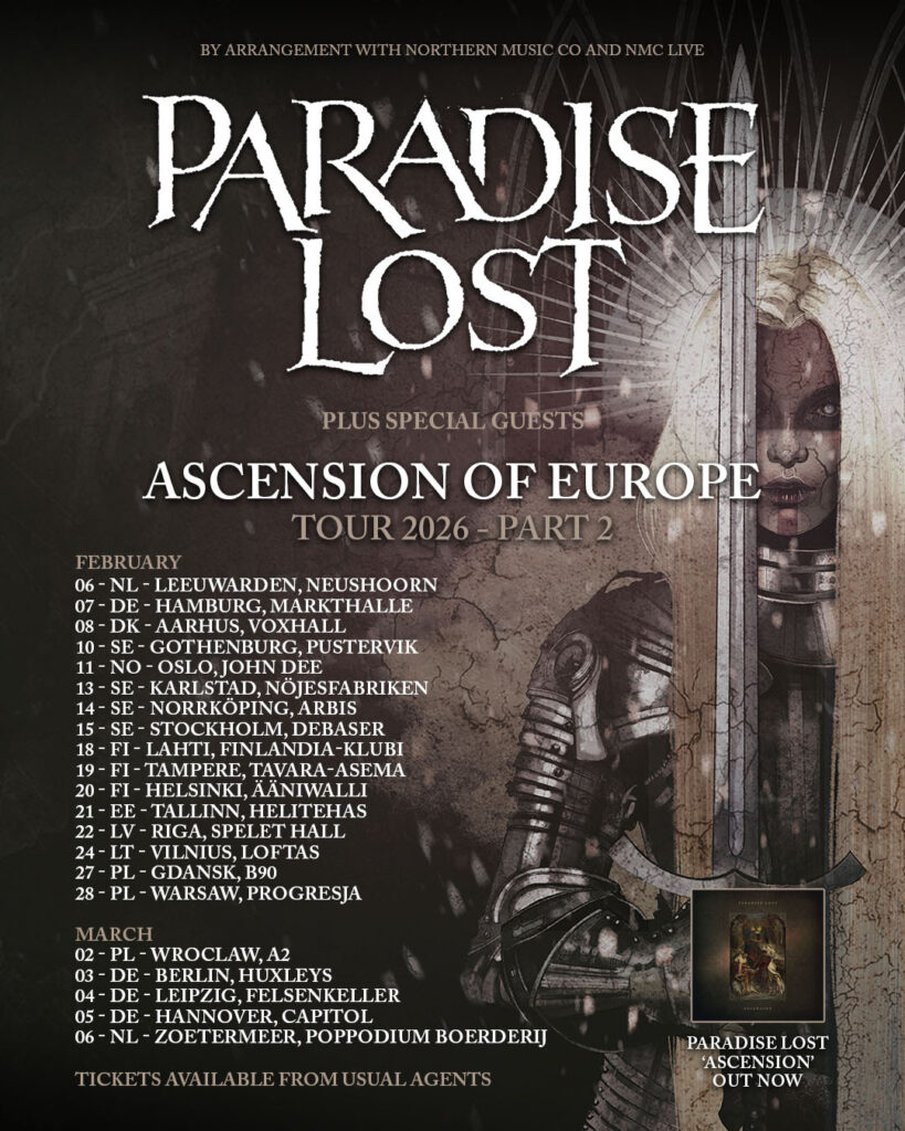 Paradise Lost - tour 2026